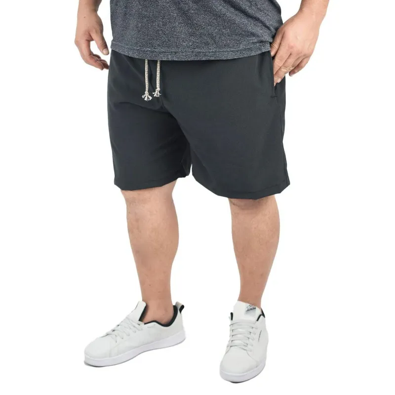 Short Tactel elastano Extra Grande G1 ao G6 Plus Mescla