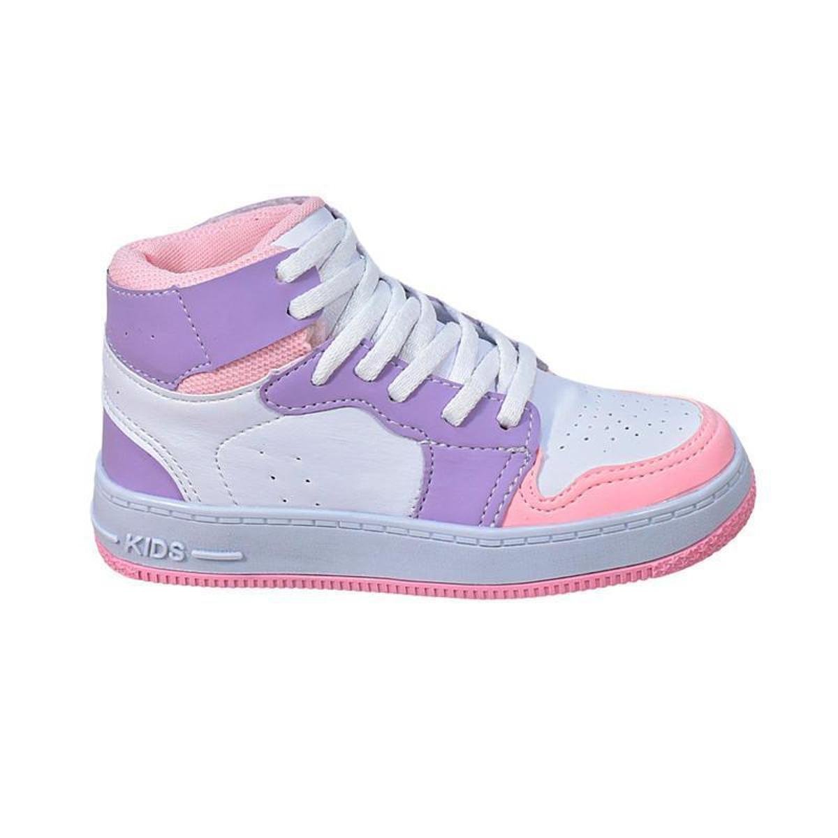 Tênis Infantil Ars Casual Cano Alto Feminino