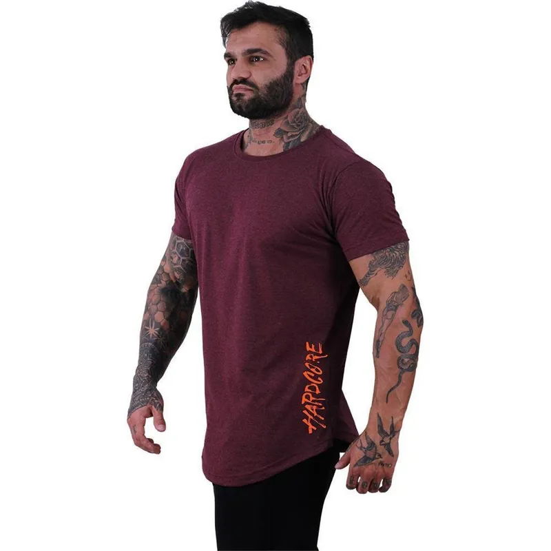 Camiseta Longline Manga Curta Alto Conceito Get Big Or Die Trying