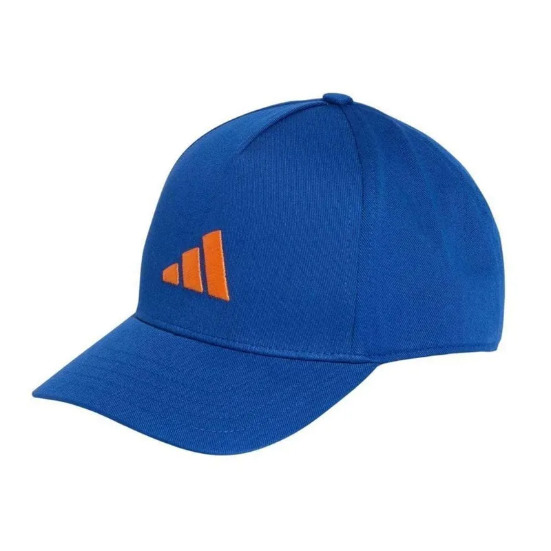 Boné Adidas Essential Logo Infantil - Azul e Laranja Único