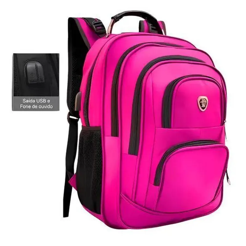 Mochila Notebook Executiva Masculina Feminina Reforçada Trabalho Viagem Faculdade ótima