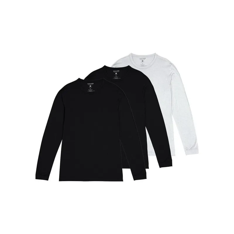 Kit com 3 Camisetas Masculina Malwee 1000006658 Azul Marinho