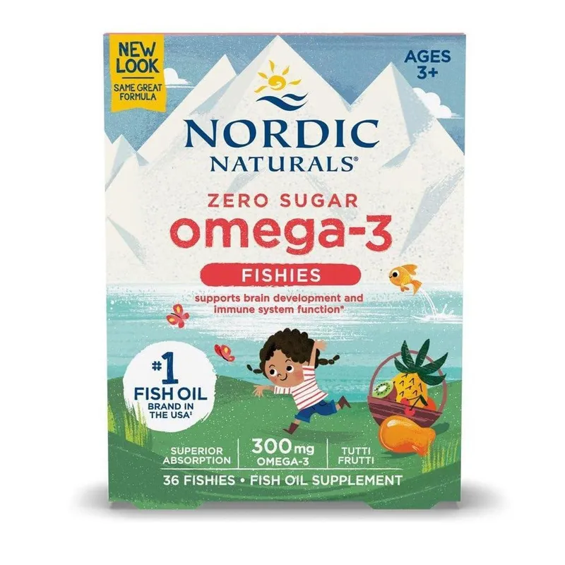 Suplemento Nordic Naturals Nordic Omega-3 Fishies (36 Porções)