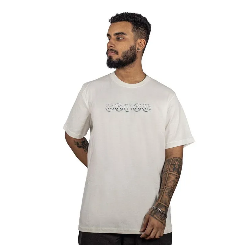 Camiseta Chronic Yin Yang Chrome Branco