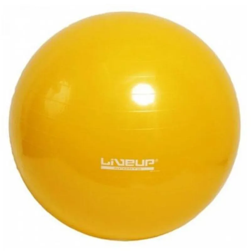 Bola Pilates Yoga Fitball Liveup 65cm Transparente