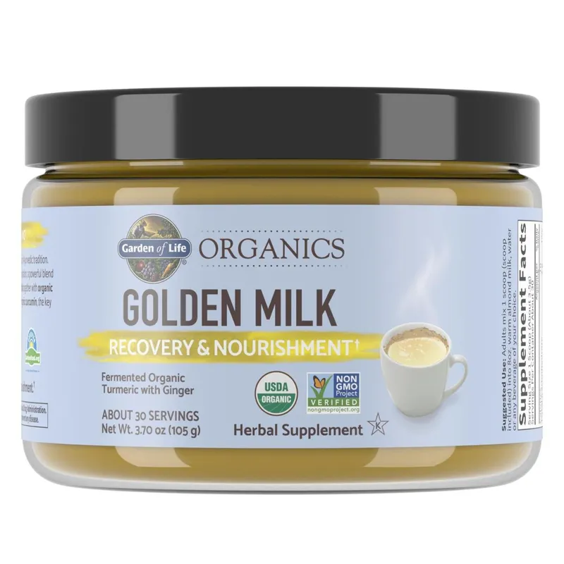 Suplemento Garden of Life Golden Milk Powder 30 porções