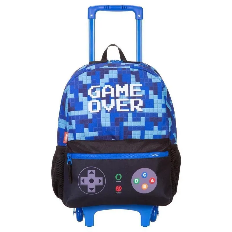 Mochila Sestini Com Rodinhas Grande Game 2 Colorido