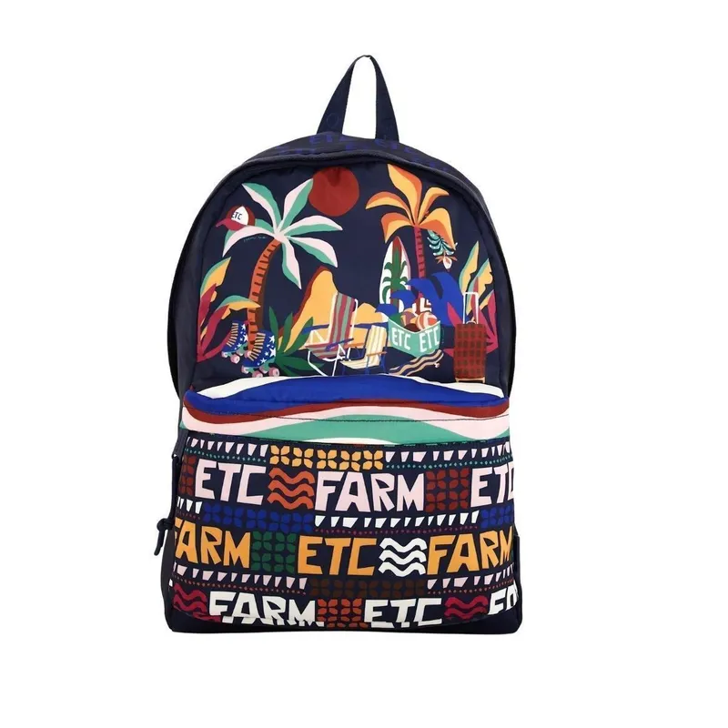 Mochila Farm Xodó Viajante Paisagem ETC Estampa Original 19L