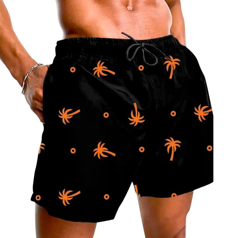 Short Casual Masculino Estampado em Tactel Leve para Uso Diário com Bolsos
