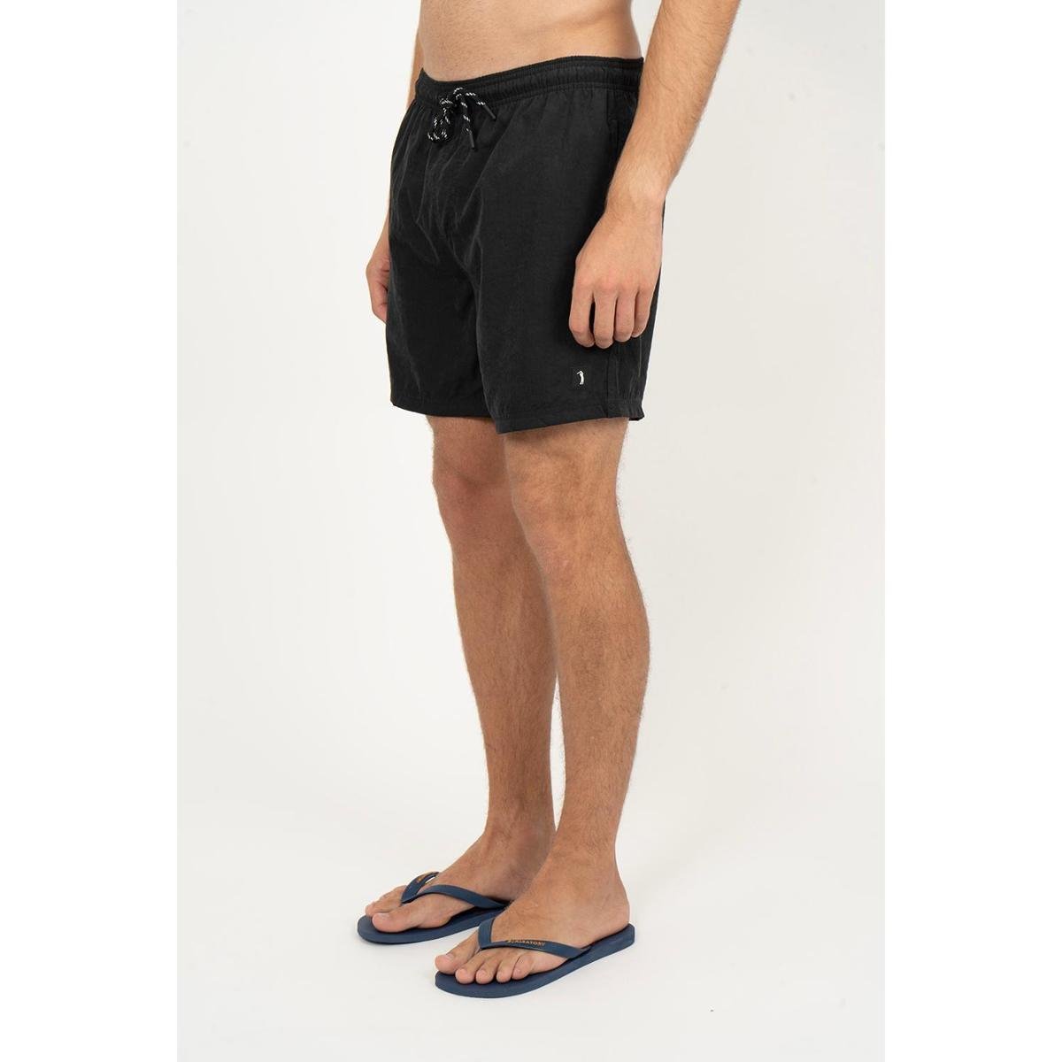 Shorts Liso Aleatory Adler Preto