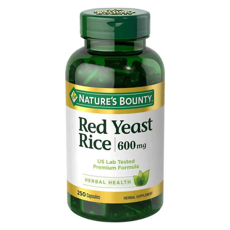 Suplemento Nature'S Bounty Red Yeast Rice 600Mg 250 Cápsulas