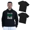 Kit 2 Camisa Manga Curta e Blusa Moletom Canguru Frase Engraçada Blusa de Frio Quente