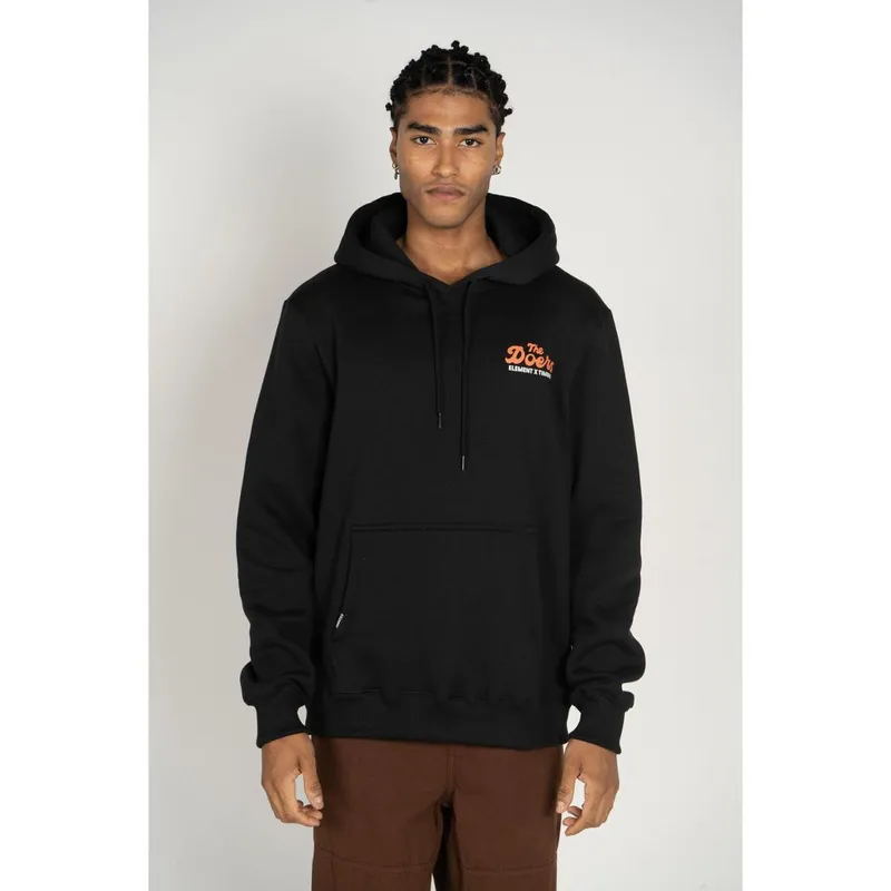 Moletom Element 300G Cross Cut Preto Moletom Element Fech Cross Cut Preto-Preto-GG