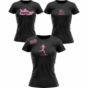 Kit 3 Camisas Dry UV-50+ Corrida Running Feminina - Kt37
