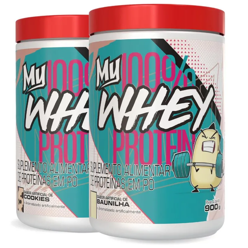 Kit 2x Whey Protein Concentrado – My Suplementos