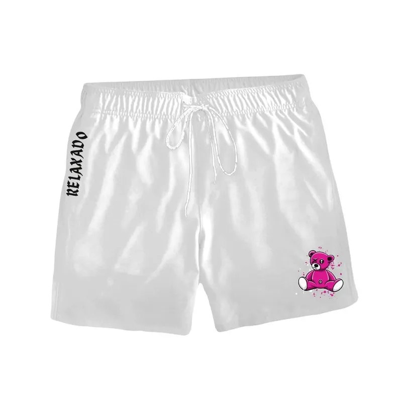 Bermuda Short Tactel Masculina Urso: Conforto E Estilo Praia