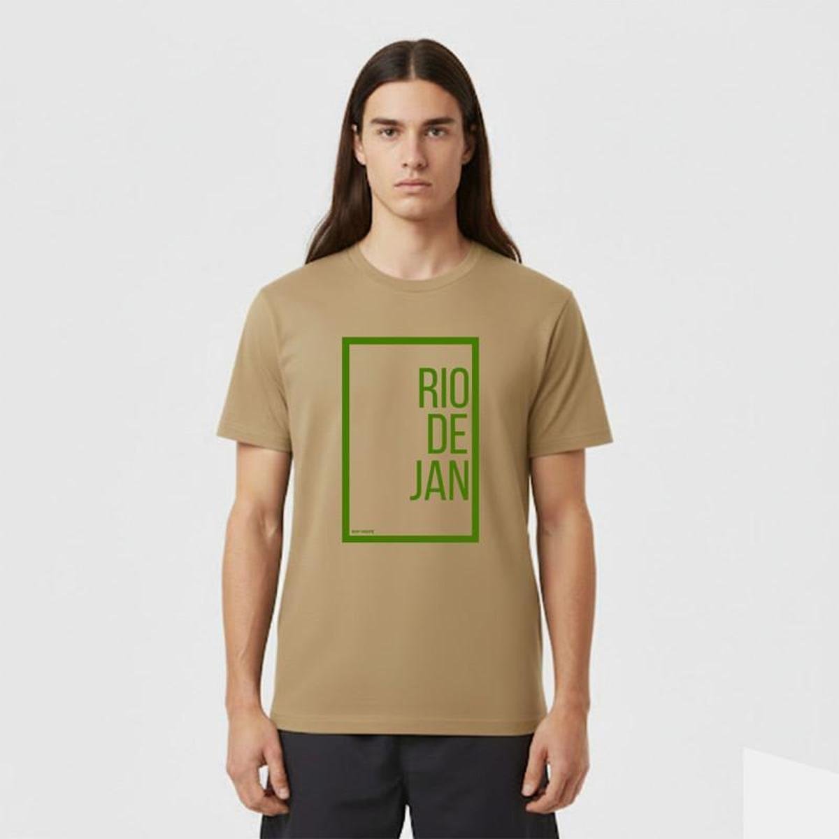 Camiseta Masculina Algodão Premium Skate Surf Praia Streetwear RIO DE JANEIRO