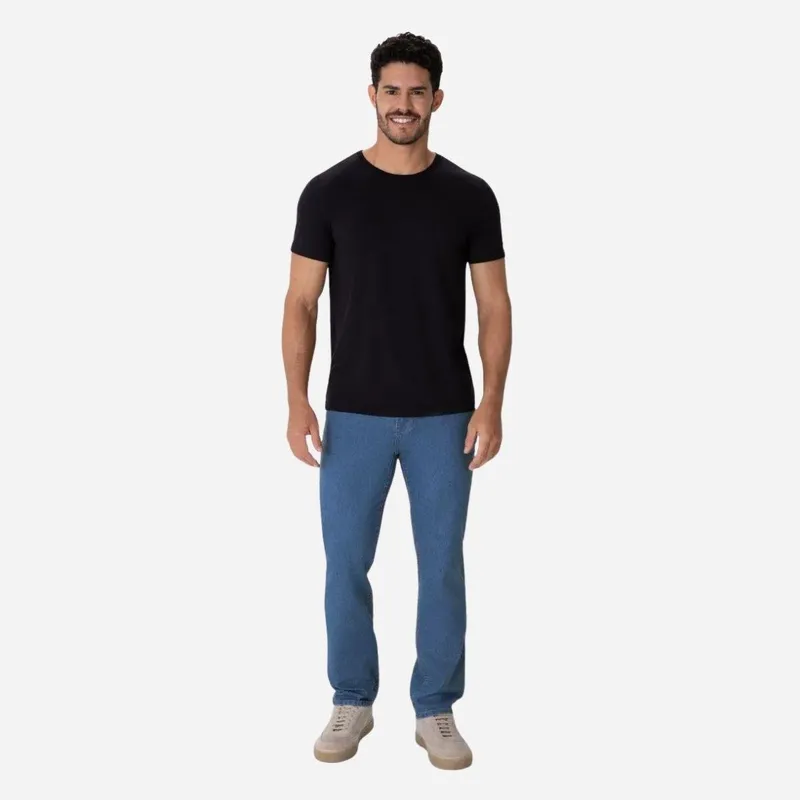 Calça Jeans Masculina Com Elastano MALWEE