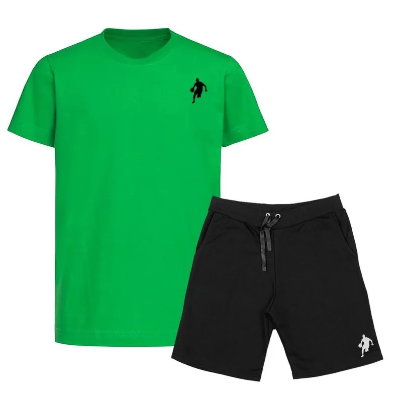 Kit Camiseta e Bermuda Moletom Dibre Plus Size Conjunto Masculino