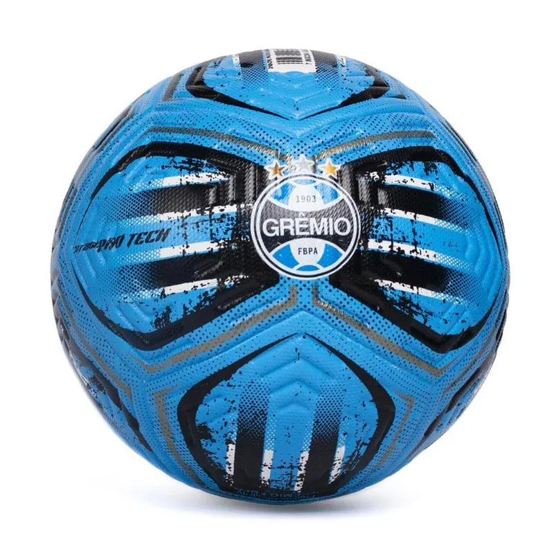 Bola de Futebol Dualt Grêmio Protech FBPA Azul/Preto