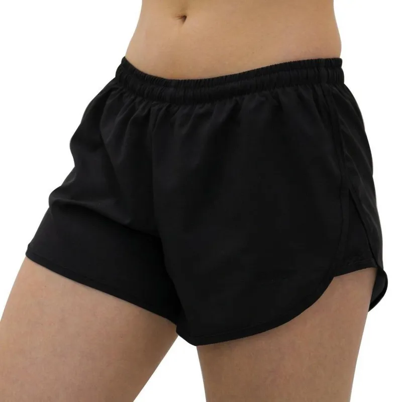 Shorts Hupi Donna Preto Feminino Corrida Beach Tennis
