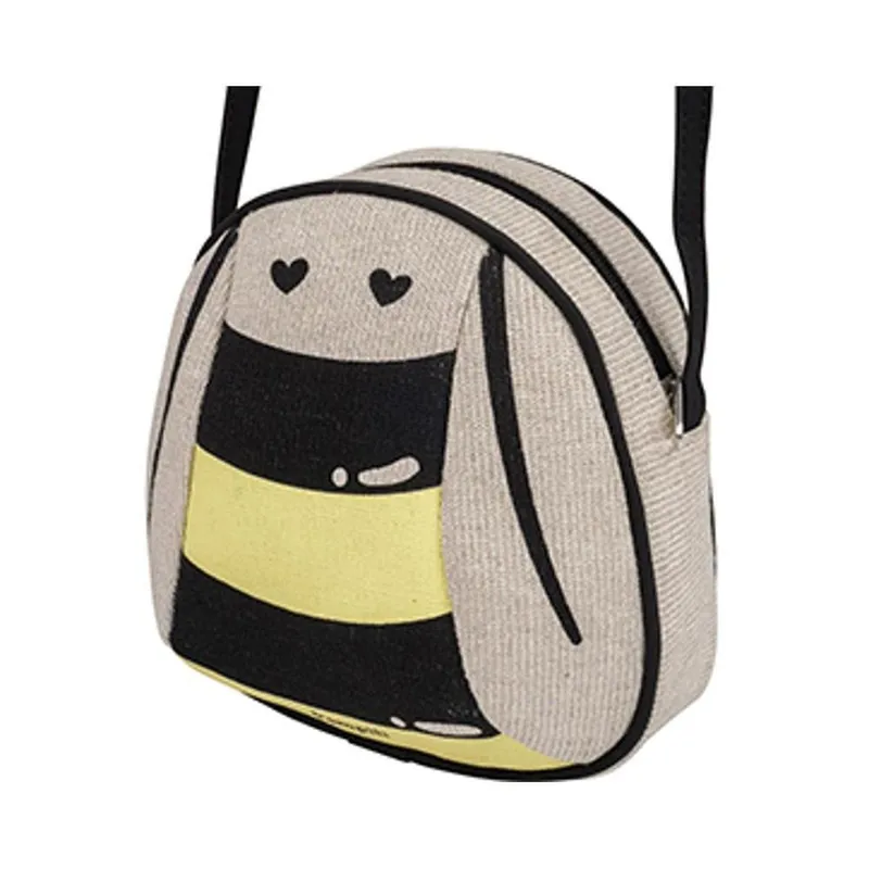 Mochila Infantil Pampili Abelinha Areia e Preto 600.1123