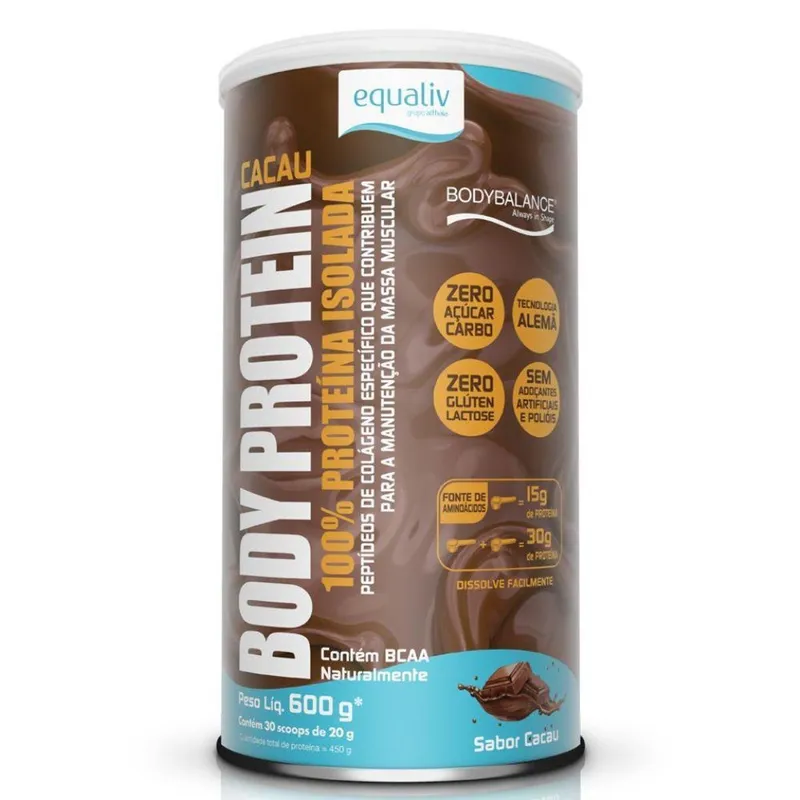 Proteina Isolada Bodybalance Cacau 600g - Equaliv