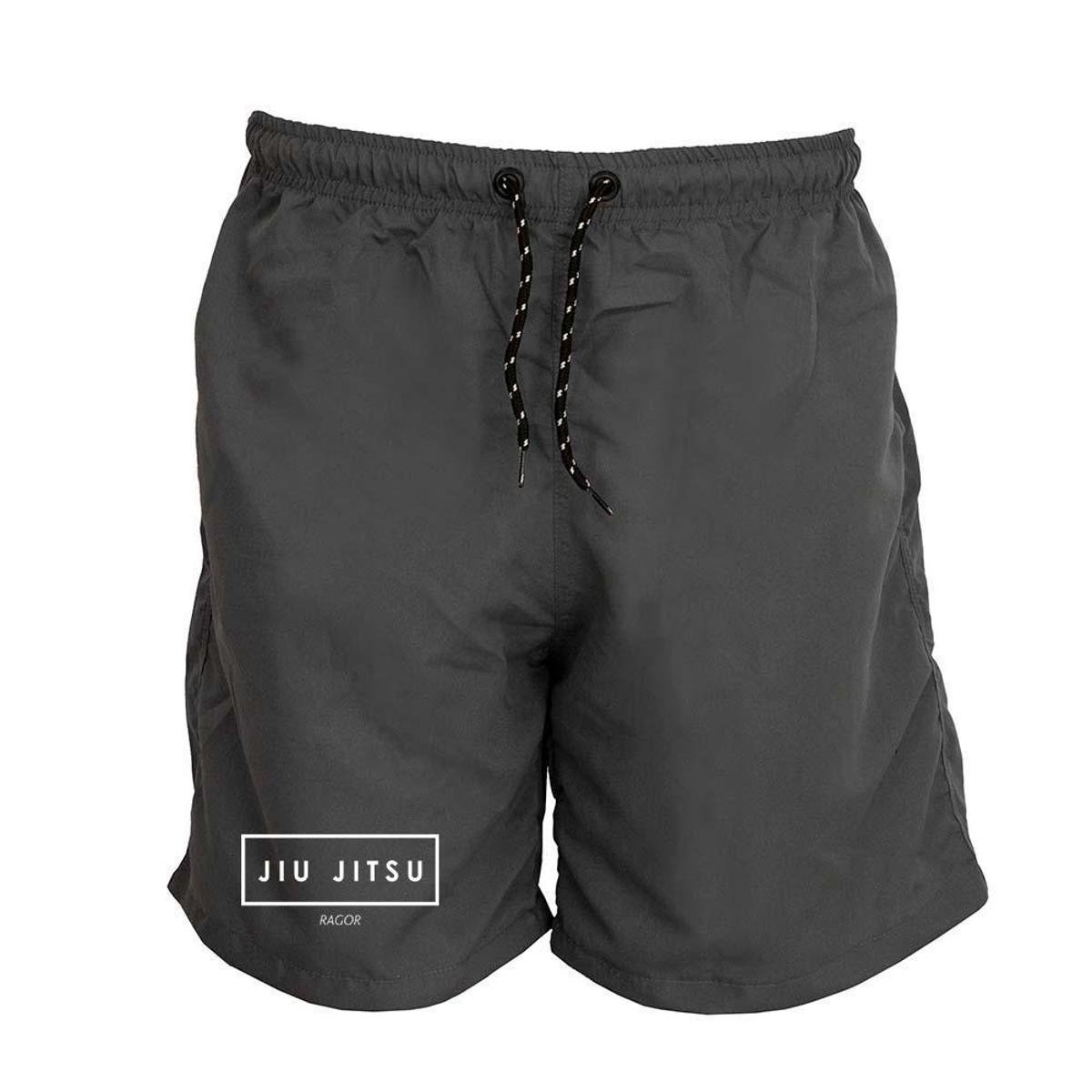 Short Masculino Tactel Jiu Jitsu Treino Conforto Academia