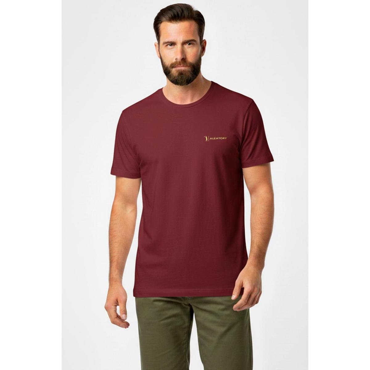 Camiseta Estampada Aleatory Boldest Vinho