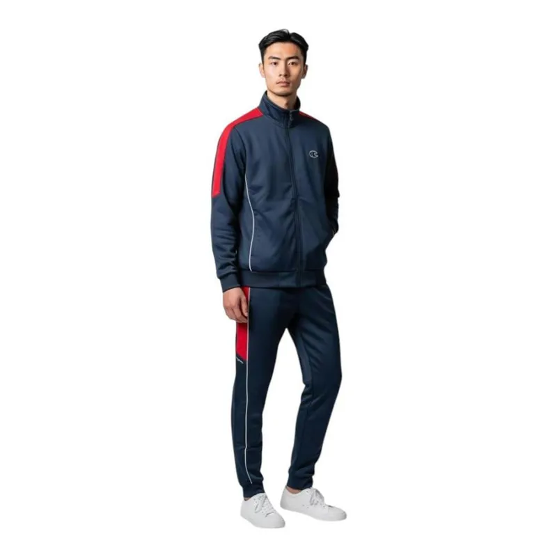 Conjunto Agasalho Champion Two Tone Outline Preto Masculino