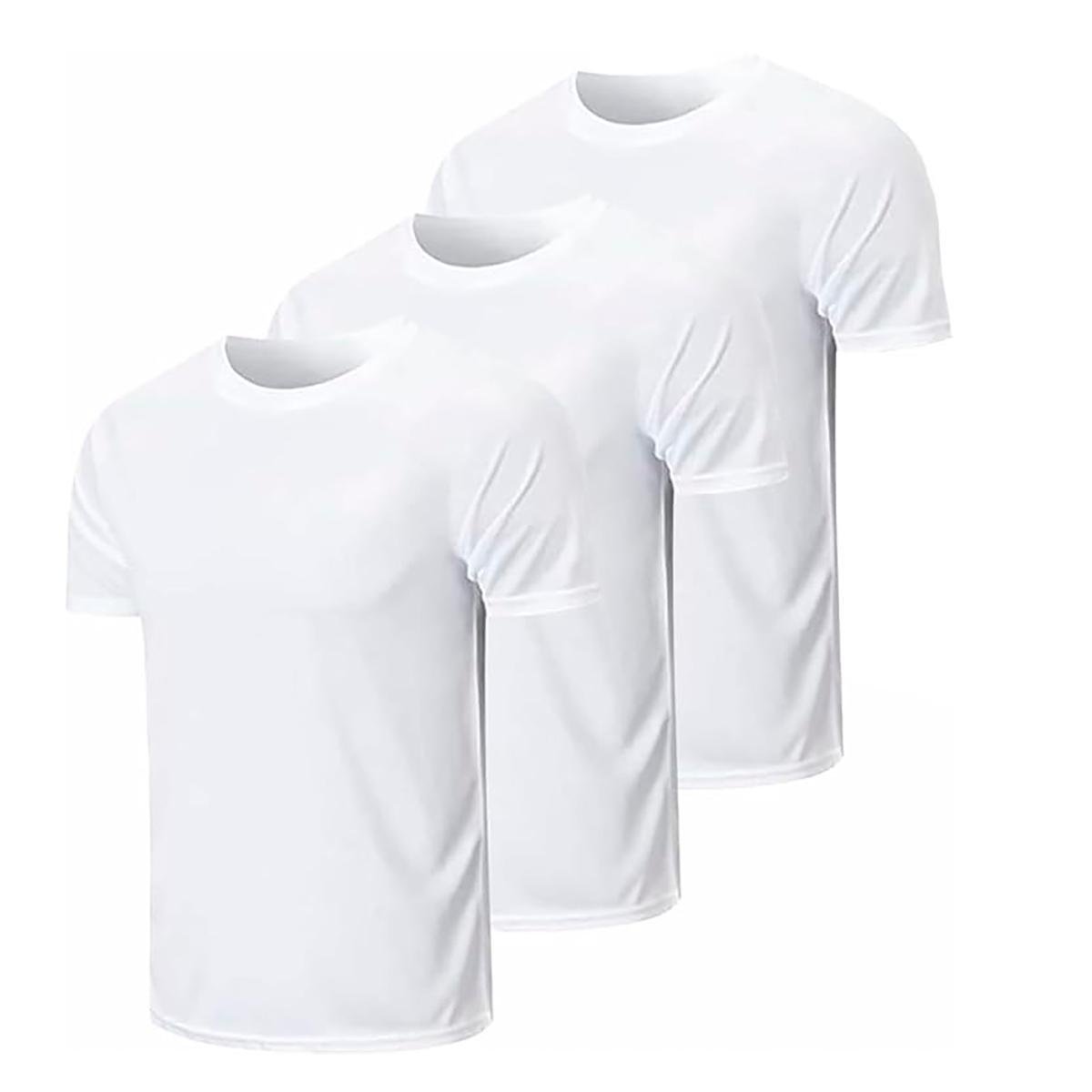 Kit 3 Camisetas Dry Malha Fria Premium Academia Corrida Esporte