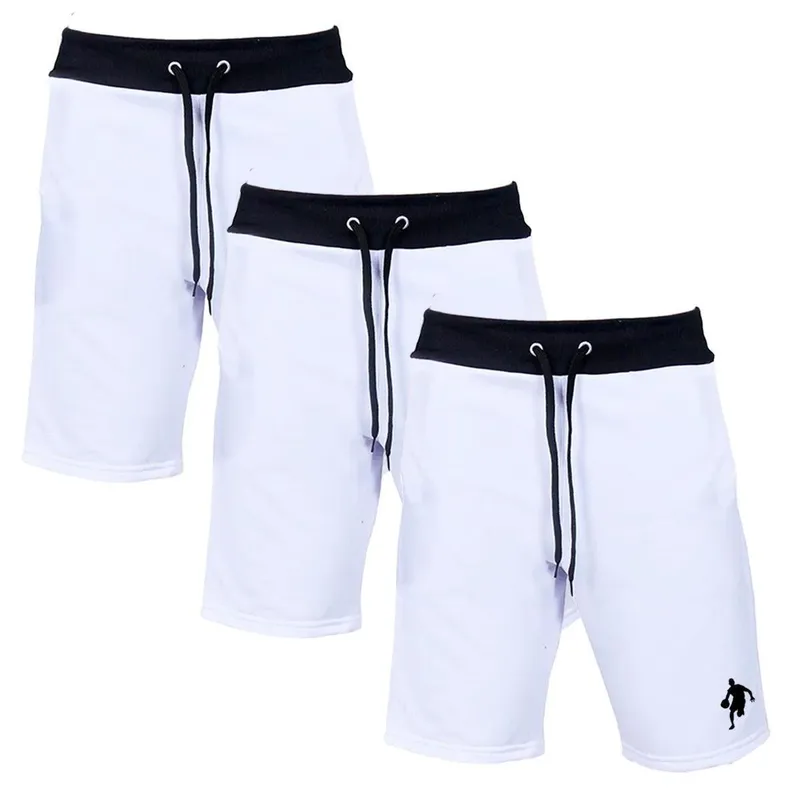 Kit 3 Shorts Moletom Plus Size Bermuda Grande Esportes Academia Cor:;Tamanho:G2;Gênero:Masculino