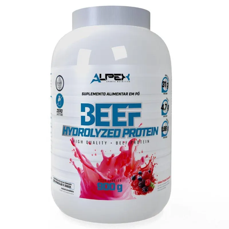 Proteína Hidrolisada Beef Protein Pote 900g Alpex Nutrition