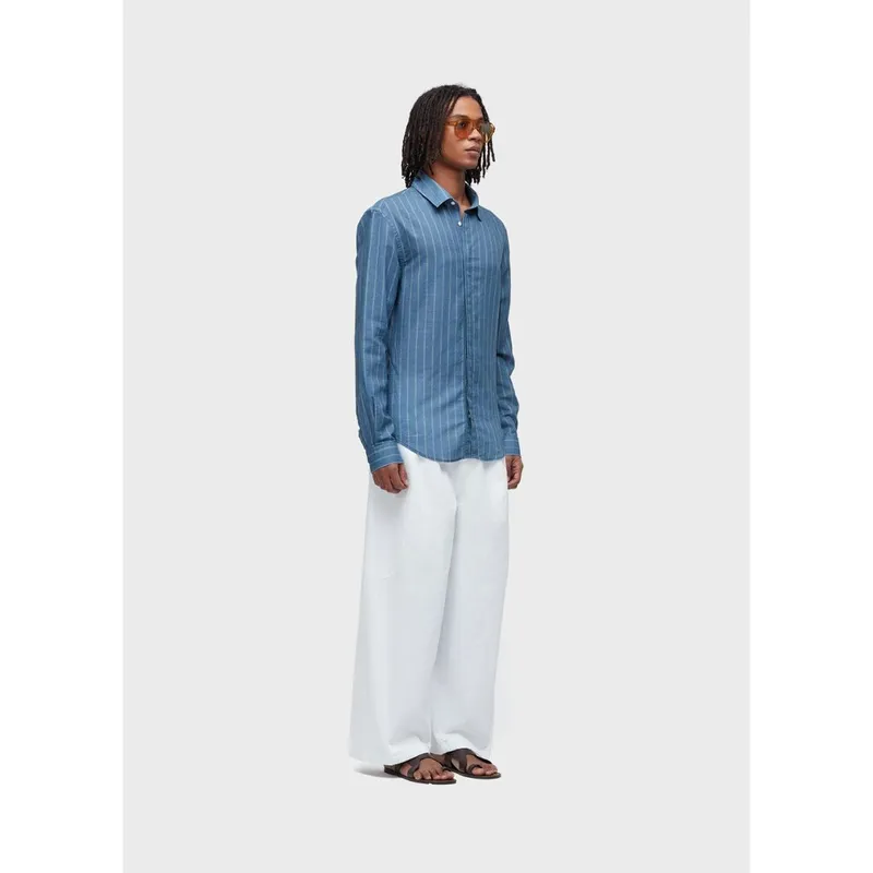 Calça over wide twill OSKLEN