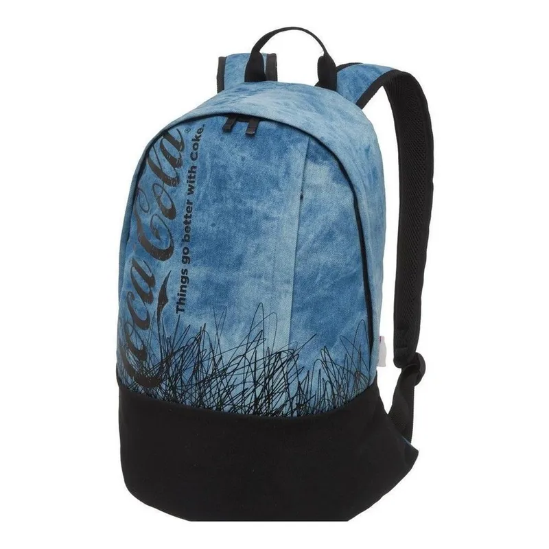 Mochila Costas Juvenil Estilo Jeans Coca-cola Scrible PAcific