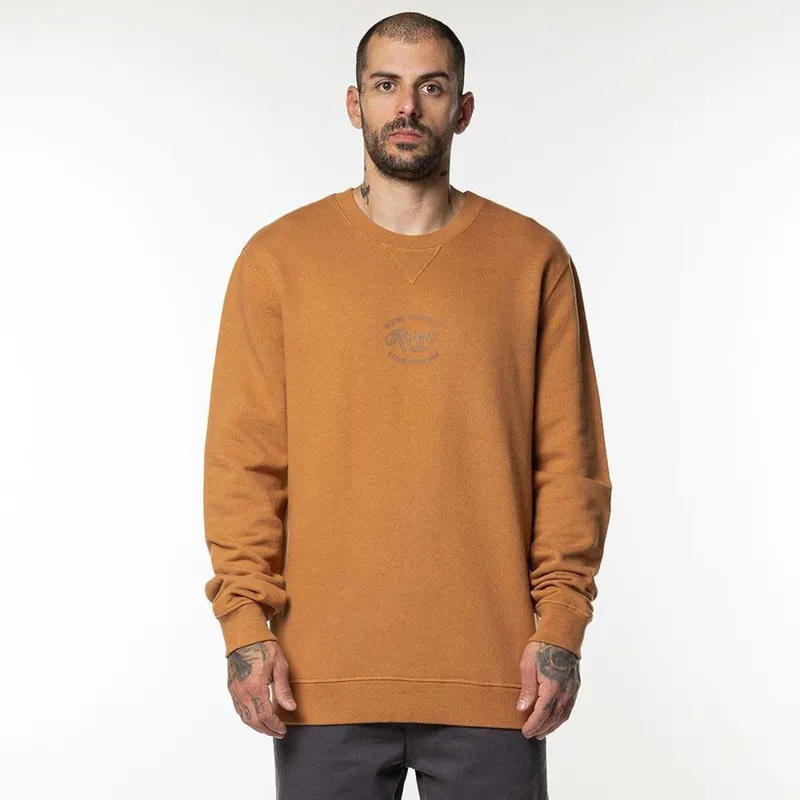 Moletom RVCA Care Balance Cafe Marrom-Marrom-P