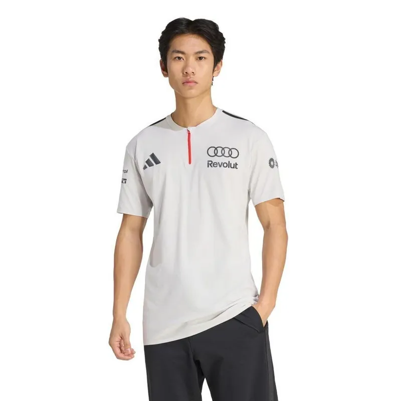 Camisa Adidas De Manga Curta Da Equipe De Engenheiros E Marketing Da Audi Revolut F1 Masculina