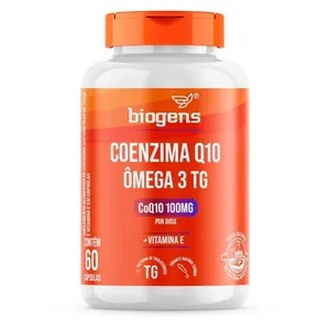 Coenzima Q10 200mg + Omega 3 - 120 Cápsulas - Bigens