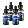 Kit 4x G-Colin (Óleo de Abacate, Q10, taurina e Minerais) Em Gotas 30ml Celliv