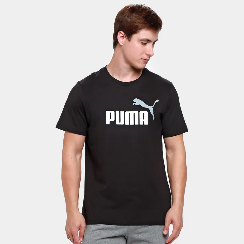 Camiseta Puma 2 Color No. 1 Logo Masculina