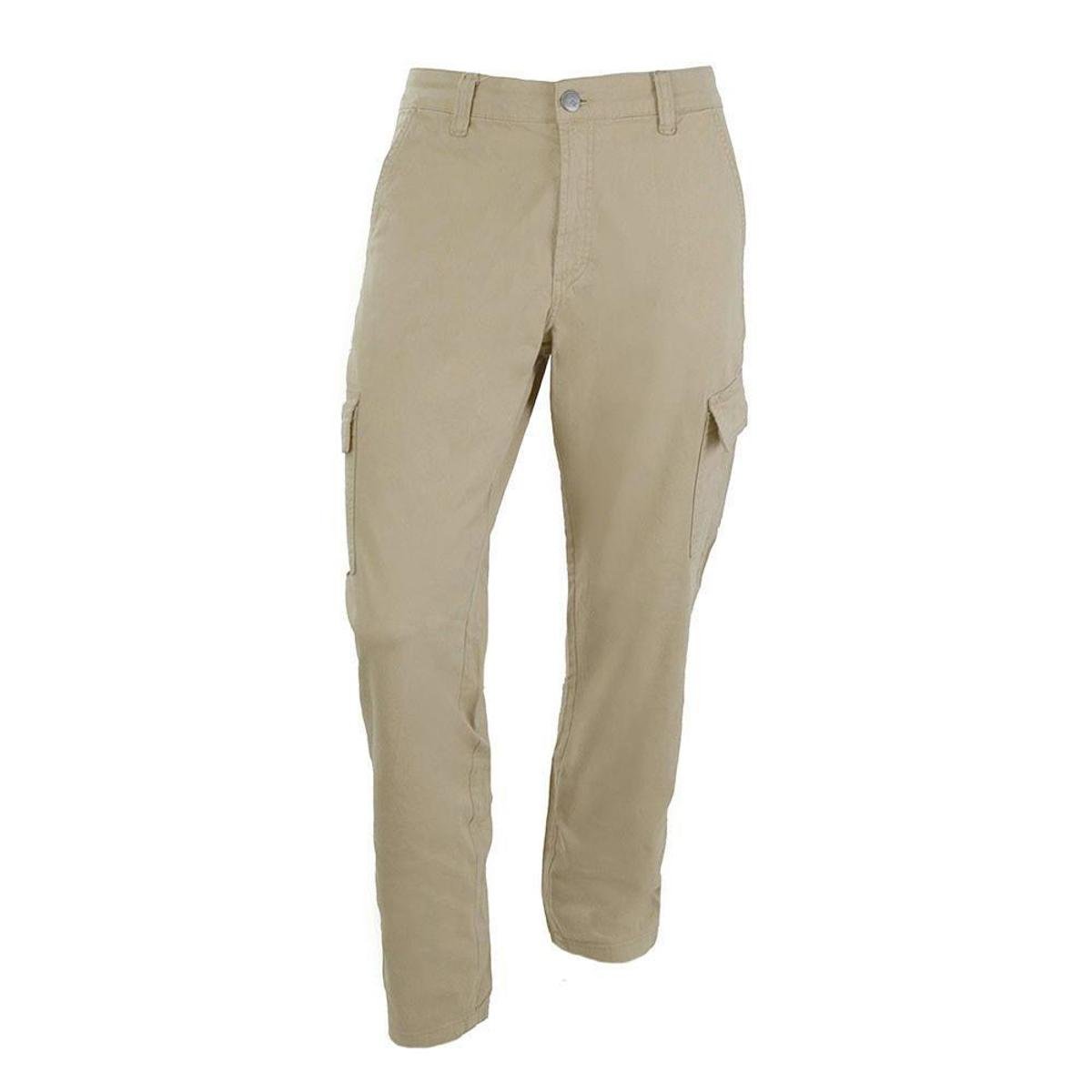 Calça Sarja Masculina Freesurf Straight Cargo Cáqui - 110802