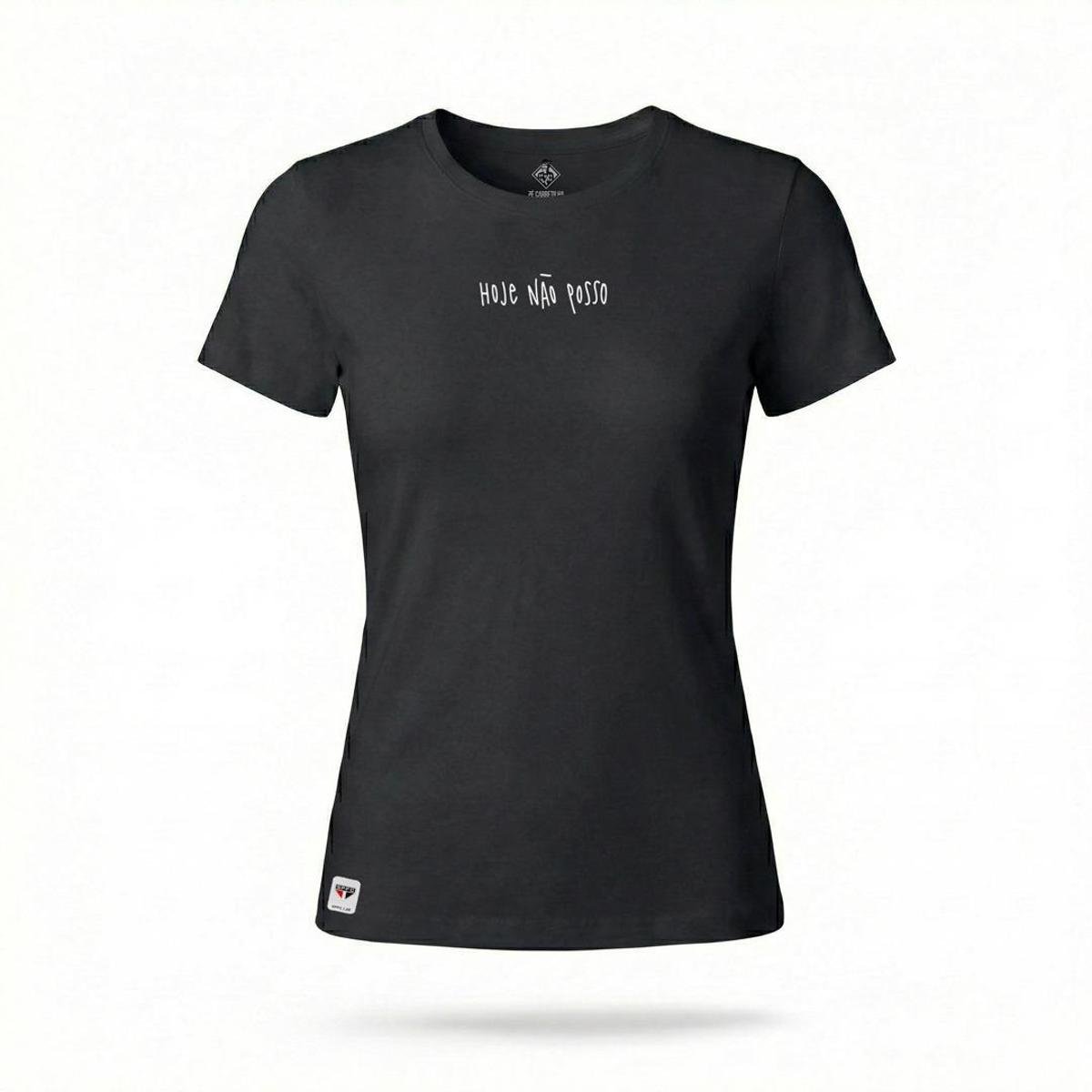 Camiseta São Paulo | HOJE NÃO POSSO - GB - Feminina | Zé Carretilha