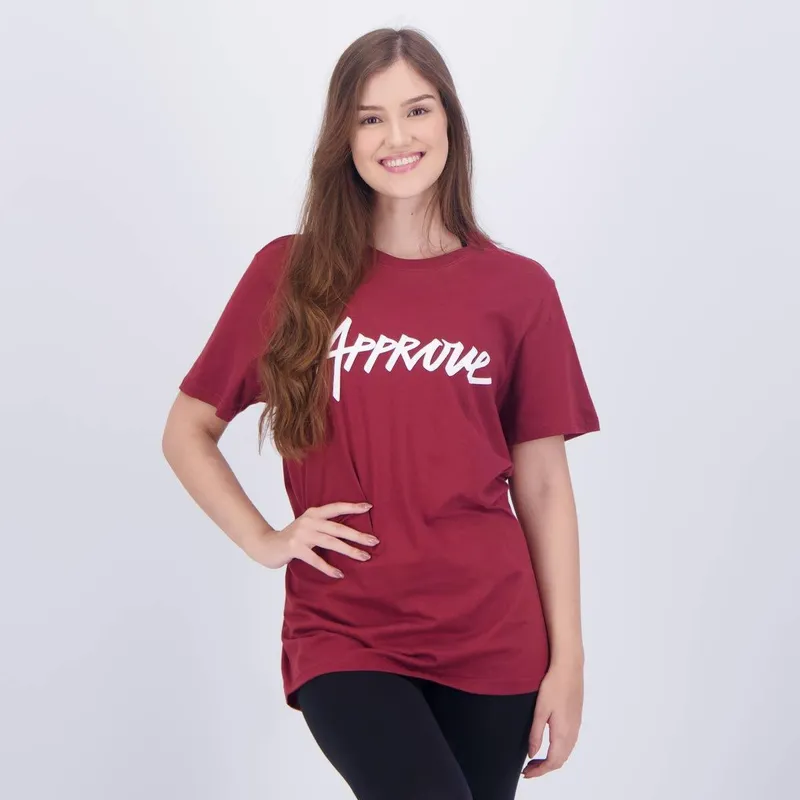 Camiseta Approve New Classic Feminina Vermelha