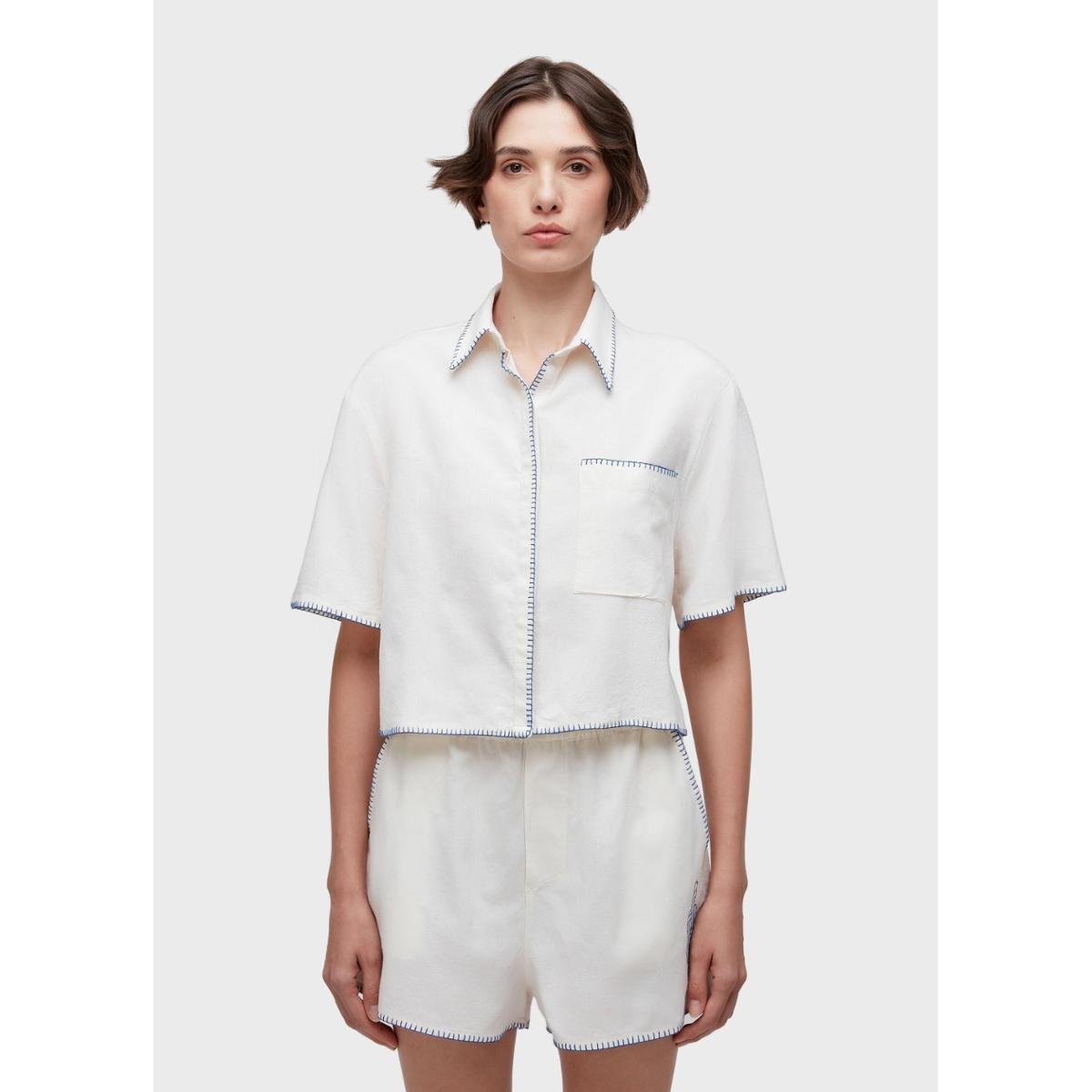 Camisa bordado knot OSKLEN