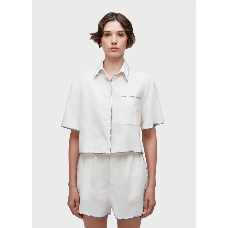 Camisa bordado knot OSKLEN