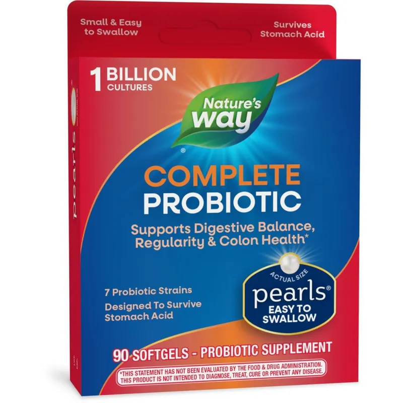 Suplemento Nature's Way Complete Probiotic Pearls 90 cápsulas