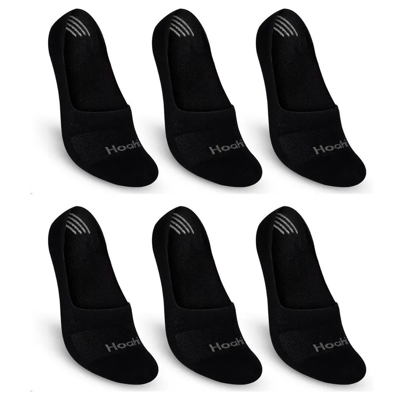 Kit 6 Pares Meias Soquete Invisível Cano Baixo Curto Em Algodão Meia Com Silicone Não Escorrega