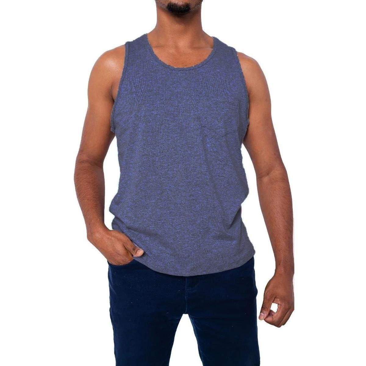 Camiseta Regata Masculina Com Bolso