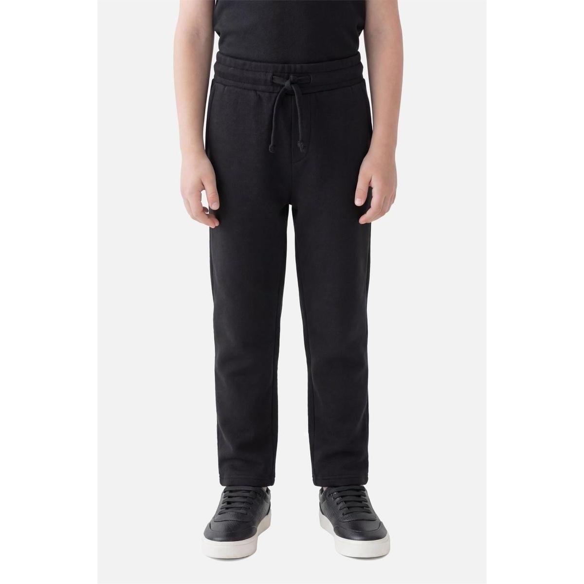 Calça Aramis Infantil Moletom Com Bolso Preto