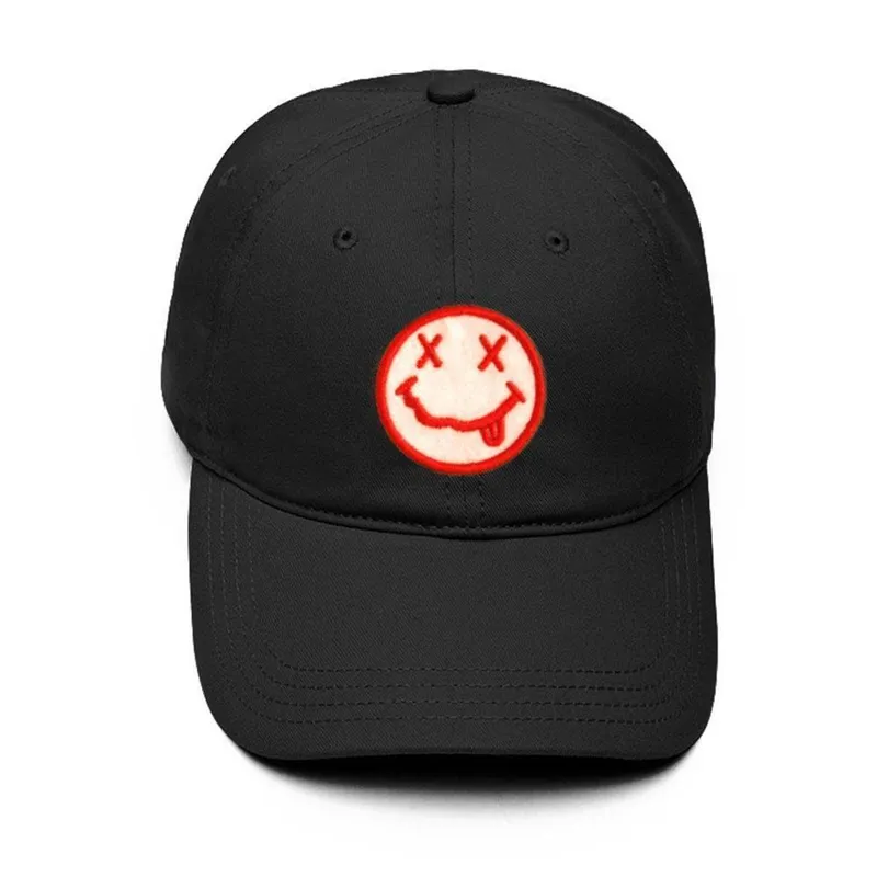 Boné Aba Curva Regulável Strapback Emoji Língua